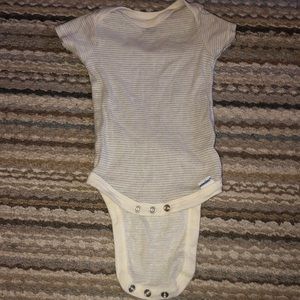 Striped onesie, 3-6 month